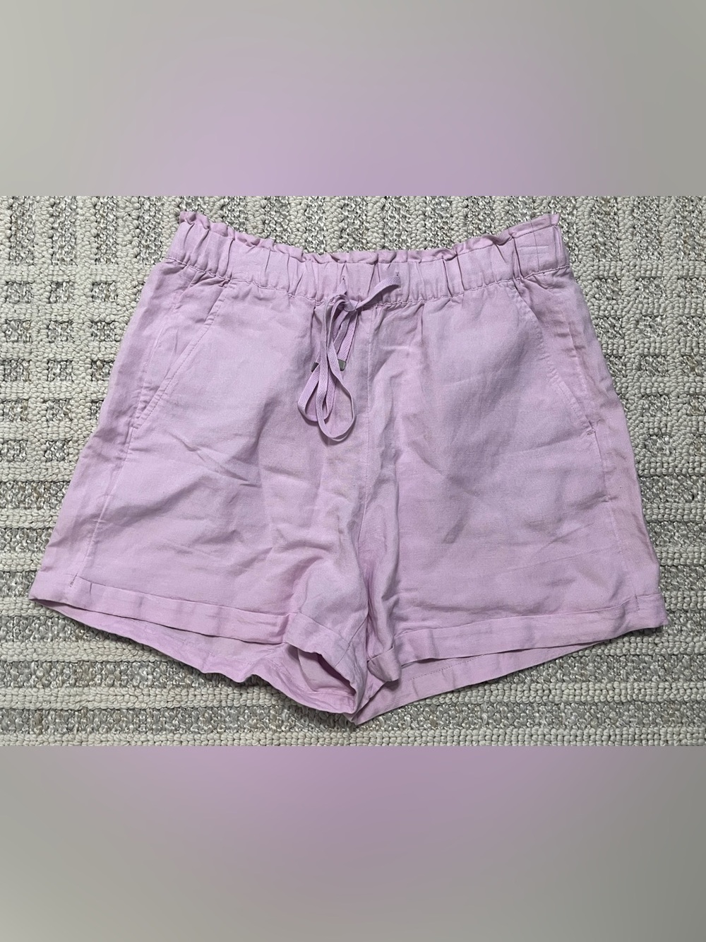 Light Pink Loft linen blend Shorts small